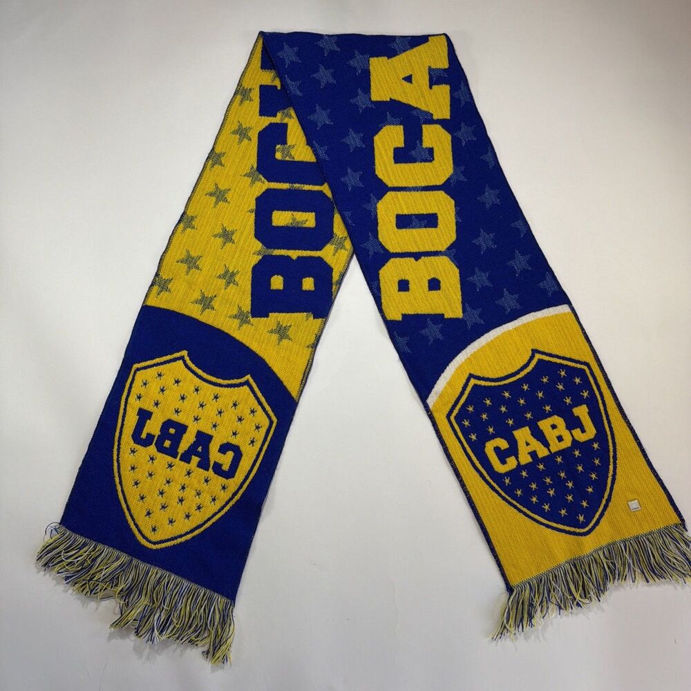 Argentina Boca Juniors Club Scarf 8” X 52”